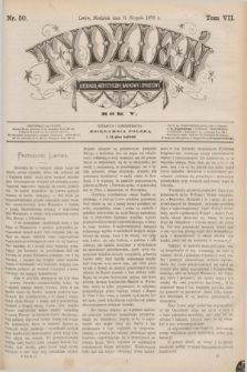 Tydzień Literacki, Artystyczny, Naukowy i Społeczny. R.5, T.7, nr 50 (11 sierpnia 1878)