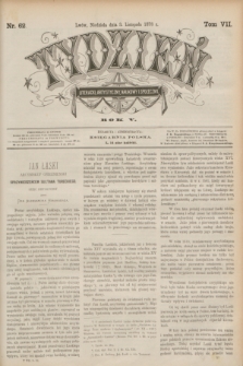 Tydzień Literacki, Artystyczny, Naukowy i Społeczny. R.5, T.7, nr 62 (3 listopada 1878)