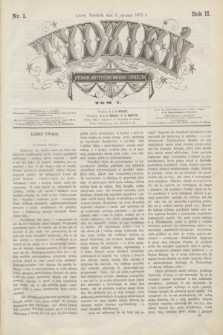 Tydzień Literacki, Artystyczny, Naukowy i Społeczny. R.2, T.1, nr 1 (3 stycznia 1875)