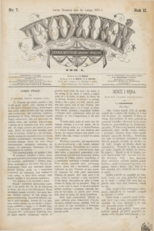 Tydzień Literacki, Artystyczny, Naukowy i Społeczny. R.2, T.1, nr 7 (14 lutego 1875)