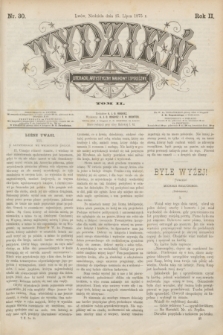 Tydzień Literacki, Artystyczny, Naukowy i Społeczny. R.2, T.2, nr 30 (25 lipca 1875)