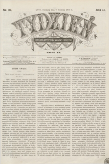 Tydzień Literacki, Artystyczny, Naukowy i Społeczny. R.2, T.2, nr 32 (8 sierpnia 1875)