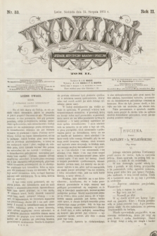 Tydzień Literacki, Artystyczny, Naukowy i Społeczny. R.2, T.2, nr 33 (15 sierpnia 1875)