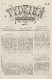 Tydzień Literacki, Artystyczny, Naukowy i Społeczny. R.2, T.2, nr 35 (29 sierpnia 1875)