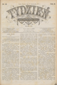 Tydzień Literacki, Artystyczny, Naukowy i Społeczny. R.2, T.2, nr 42 (17 października 1875)