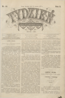 Tydzień Literacki, Artystyczny, Naukowy i Społeczny. R.2, T.3, nr 50 (12 grudnia 1875)