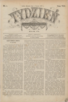 Tydzień Literacki, Artystyczny, Naukowy i Społeczny. R.6, T.8, nr 1 (5 stycznia 1879)