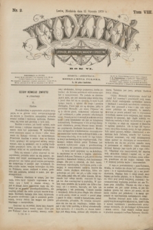 Tydzień Literacki, Artystyczny, Naukowy i Społeczny. R.6, T.8, nr 2 (12 stycznia 1879)