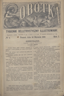 Sobótka : tygodnik belletrystyczny illustrowany. R.1, № 4 (23 stycznia 1869)