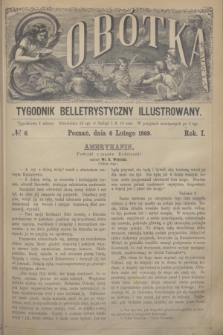 Sobótka : tygodnik belletrystyczny illustrowany. R.1, № 6 (6 lutego 1869)