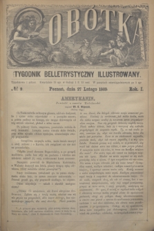 Sobótka : tygodnik belletrystyczny illustrowany. R.1, № 9 (27 lutego 1869)