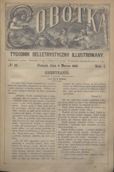 Sobótka : tygodnik belletrystyczny illustrowany. R.1, № 10 (6 marca 1869)
