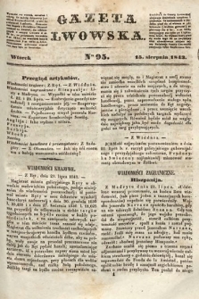 Gazeta Lwowska. 1843, nr 95