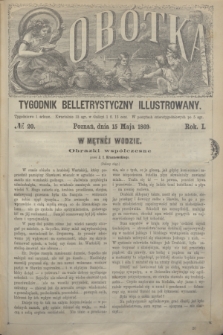 Sobótka : tygodnik belletrystyczny illustrowany. R.1, № 20 (15 maja 1869)