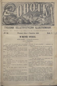 Sobótka : tygodnik belletrystyczny illustrowany. R.1, № 23 (5 czerwca 1869)