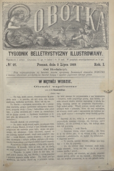 Sobótka : tygodnik belletrystyczny illustrowany. R.1, № 27 (3 lipca 1869)