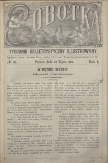 Sobótka : tygodnik belletrystyczny illustrowany. R.1, № 30 (24 lipca 1869)
