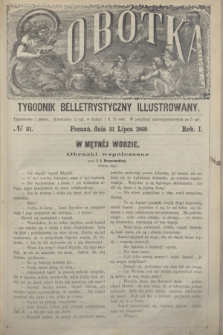 Sobótka : tygodnik belletrystyczny illustrowany. R.1, № 31 (31 lipca 1869)