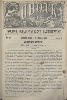 Sobótka : tygodnik belletrystyczny illustrowany. R.1, № 36 (4 września 1869)