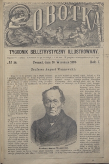 Sobótka : tygodnik belletrystyczny illustrowany. R.1, № 38 (18 września 1869)