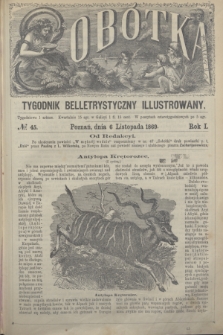 Sobótka : tygodnik belletrystyczny illustrowany. R.1, № 45 (6 listopada 1869)
