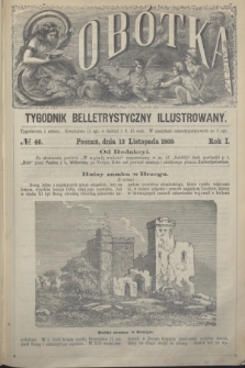 Sobótka : tygodnik belletrystyczny illustrowany. R.1, № 46 (13 listopada 1869)
