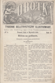 Sobótka : tygodnik belletrystyczny illustrowany. R.2, № 2 (8 stycznia 1870)