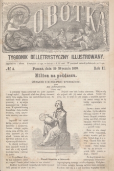 Sobótka : tygodnik belletrystyczny illustrowany. R.2, № 5 (29 stycznia 1870)