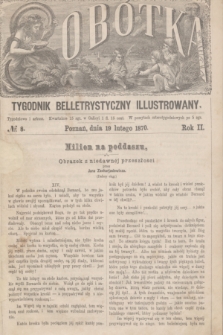 Sobótka : tygodnik belletrystyczny illustrowany. R.2, № 8 (19 lutego 1870)