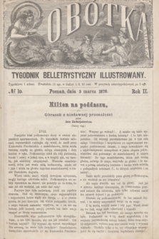 Sobótka : tygodnik belletrystyczny illustrowany. R.2, № 10 (5 marca 1870)