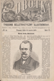 Sobótka : tygodnik belletrystyczny illustrowany. R.2, № 12 (19 marca 1870)