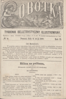 Sobótka : tygodnik belletrystyczny illustrowany. R.2, № 21 (21 maja 1870)