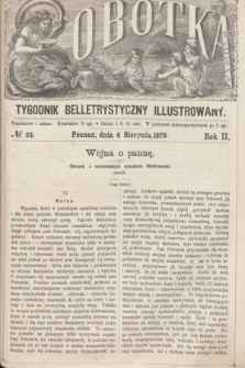 Sobótka : tygodnik belletrystyczny illustrowany. R.2, № 32 (6 sierpnia 1870)