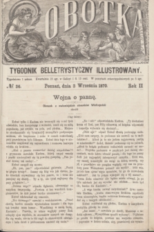 Sobótka : tygodnik belletrystyczny illustrowany. R.2, № 36 (3 września 1870)