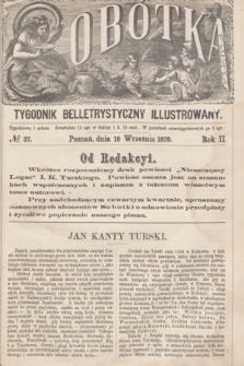 Sobótka : tygodnik belletrystyczny illustrowany. R.2, № 37 (10 września 1870)