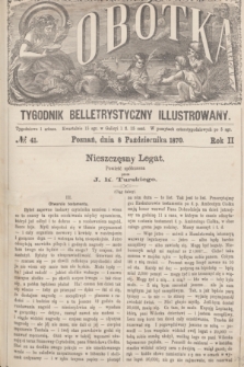 Sobótka : tygodnik belletrystyczny illustrowany. R.2, № 41 (8 października 1870)