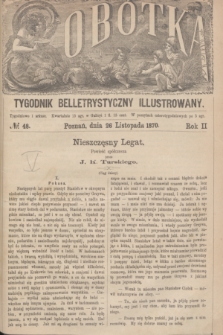 Sobótka : tygodnik belletrystyczny illustrowany. R.2, № 48 (26 listopada 1870)