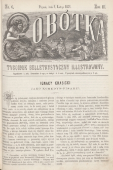 Sobótka : tygodnik belletrystyczny illustrowany. R.3, nr 6 (4 lutego 1871)