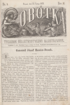 Sobótka : tygodnik belletrystyczny illustrowany. R.3, nr 9 (25 lutego 1871)