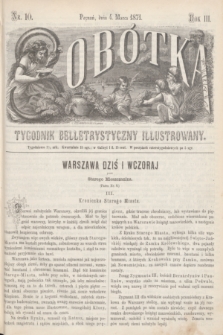 Sobótka : tygodnik belletrystyczny illustrowany. R.3, nr 10 (4 marca 1871)