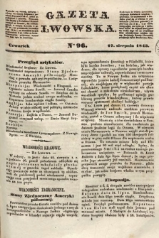 Gazeta Lwowska. 1843, nr 96