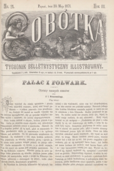 Sobótka : tygodnik belletrystyczny illustrowany. R.3, nr 21 (20 maja 1871)