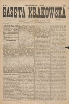 Gazeta Krakowska. R.1, nr 24 (17 lipca 1881)