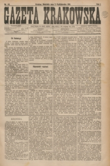 Gazeta Krakowska. R.1, nr 46 (2 października 1881)
