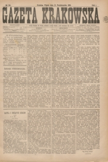 Gazeta Krakowska. R.1, nr 54 (21 października 1881)