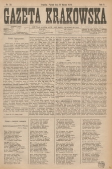 Gazeta Krakowska. R.2, nr 33 (17 marca 1882)