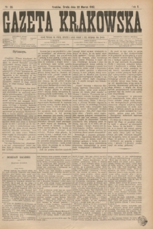 Gazeta Krakowska. R.2, nr 35 (22 marca 1882)