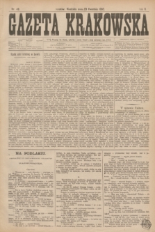 Gazeta Krakowska. R.2, nr 49 (23 kwietnia 1882)