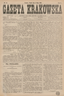 Gazeta Krakowska. R.2, nr 54 (5 maja 1882)