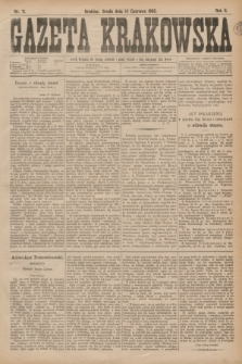 Gazeta Krakowska. R.2, nr 71 (14 czerwca 1882)